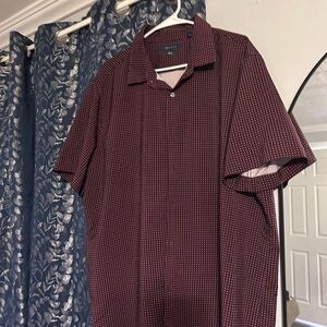 Men's Burgundy Polo Shirt
